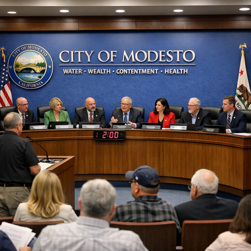 Modesto City Council Approves Salary Increases and Considers Full-Time Positions