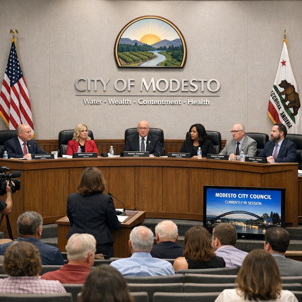 Modesto City Council Approves Salary Increases Amid Discussions on Full-Time Roles