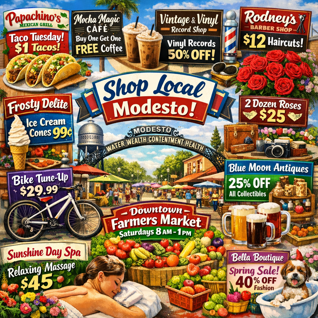 Discover Exciting Deals from Modesto’s Local Businesses