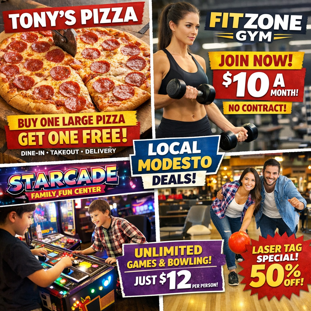 Discover Exciting Deals from Modesto’s Local Businesses